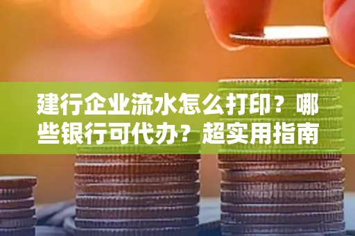 建行企业流水怎么打印?哪些银行可代办?超实用指南来了!